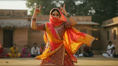 घूंघट में भाभी का हरियाणवी डांस वायरल: अदाओं ने जीता लोगों का दिल!