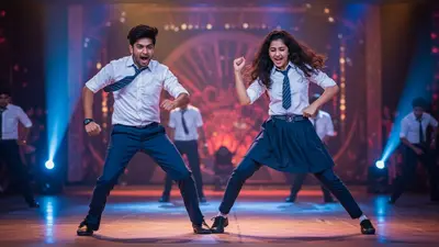 कॉलेज की ड्रेस में कपल का जबरदस्त डांस वायरल: ठुमकों ने सोशल मीडिया पर मचाई धूम!