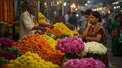 दिवाली 2025: फूलों की महंगाई से खिले चेहरों पर मायूसी, 200 रुपये किलो गेंदा; जानें कमल-गुलाब का हाल