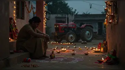 दीपावली पर पसरा सन्नाटा: खेल-खेल में चालू हुए ट्रैक्टर ने ली मासूम की जान, बहन अस्पताल में ज़िंदगी से लड़ रही