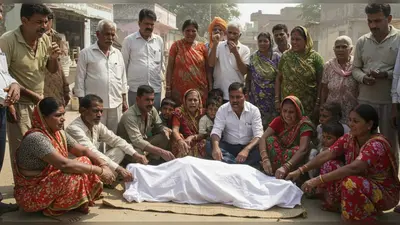 सुल्तानपुर में खूनी वारदात: लाठी-डंडों से पीटकर बुजुर्ग की निर्मम हत्या, न्याय के लिए परिजनों का हंगामा