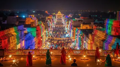 दिवाली 2025: बरेली में बिखरी खुशियों की अनोखी छटा, रोशनी से जगमगाया हर कोना
