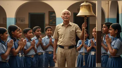 38 साल बजाई स्कूल की घंटी, आखिरी दिन प्यून जब घंटी बजाने पहुंचा, तो बच्चों ने किया ये भावुक काम!