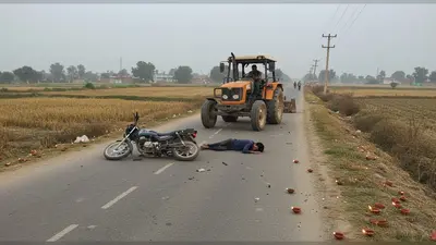 हाथरस में दिवाली से पहले पसरा मातम: ट्रैक्टर की टक्कर से युवक की मौत, परिवार सदमे में