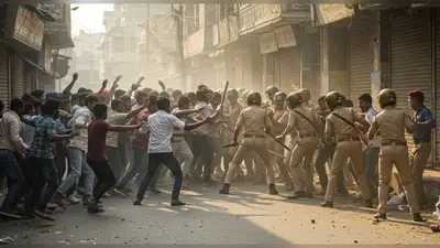 फिरोजाबाद में बुजुर्ग महिला की मौत पर हंगामा: पुलिस पर पथराव, भीड़ को लाठीचार्ज कर खदेड़ा गया