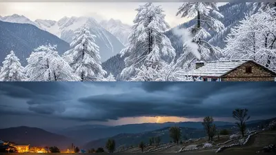 हिमाचल: ऊंचे क्षेत्रों में बर्फबारी के आसार, निचले इलाकों में आंधी-तूफान की चेतावनी; शिमला से ठंडी हुई ऊना-धर्मशाला की रातें