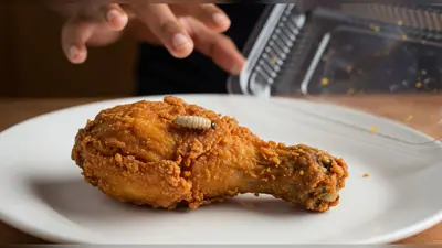 फ्राइड चिकन में मिला घिनौना ‘कीड़ा’! महिला ने ठेले से पैक कराया था खाना, घर आकर उड़े होश!