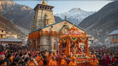 गंगोत्री धाम के कपाट शीतकाल के लिए बंद: भव्य पूजा के बाद मां गंगा की डोली मुखवा रवाना, 7 लाख से अधिक श्रद्धालुओं ने किए दर्शन