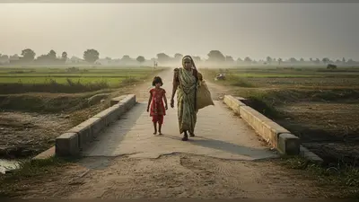 मुरादाबाद में दिल दहला देने वाली घटना: चारा लेने जा रही दादी-पोती को वाहन ने कुचला, दोनों की दर्दनाक मौत