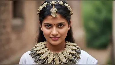 मेढ़क से गले और सिर की ज्वेलरी! लड़की का यह अनोखा वीडियो देख लोग हुए दंग!