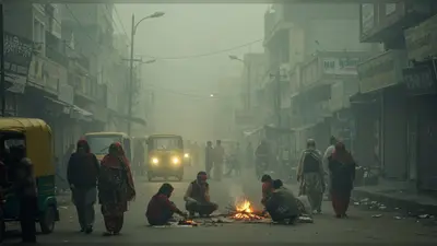 बरेली में दिन का पारा गिरा, रात में बढ़ी ठिठुरन; हवा में घुल रहा ज़हर!