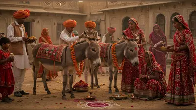 राजस्थान के मांडल में गधों को मिलता है इंसानों से भी ज्यादा सम्मान, दिवाली के बाद होती है खास पूजा