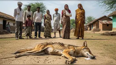 बहराइच में पागल सियार का आतंक: महिला सहित पांच घायल, कुछ देर बाद मिला शव, रेबीज की पुष्टि