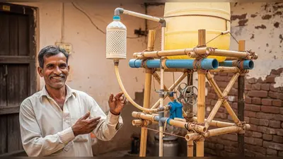 इंजीनियर भी हैरान! इस शख्स ने कबाड़ से बना दिया ऐसा देसी शावर, वीडियो देख सब दंग