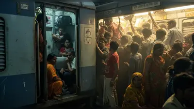 छठ पर रेलवे के दावों की खुली पोल: हजारों वेटिंग और शौचालय में सफर कर रहे लोग, तस्वीरें वायरल