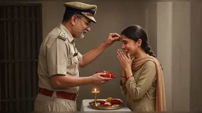 मेरठ जेल में भाई-बहन के पवित्र रिश्ते की अनूठी मिसाल: जेलर साहब ने भाई बनकर मुस्कान को दिया भाईदूज का अनमोल तोहफा, खुशी से भर आईं आँखें