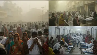 मुरादाबाद: सरकारी आंकड़ों में प्रदूषण कम, पर सांसों का दम घोंट रही जहरीली हवा; दिवाली बाद अस्पतालों में मरीजों की भीड़