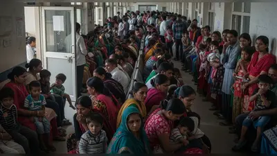 मुरादाबाद में बच्चों पर बीमारियों का कहर: ओपीडी में हर दूसरा बच्चा खाँसी से पीड़ित, 6 घंटे में पहुँचे 1500 मरीज