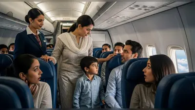 विमान में बच्चे के लिए विंडो सीट पर महिला का हंगामा: फिर हुआ कुछ ऐसा कि सब चौंक गए