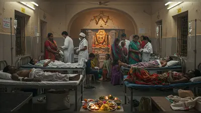 हाथरस: मंदिर का प्रसाद खाने से महिला की मौत, 18 अस्पताल में भर्ती – चौंकाने वाली घटना