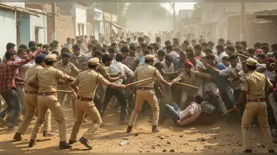 पंचायत चुनाव 2026: प्रधानी की कुर्सी के लिए खूनी संघर्ष, पुलिस के सामने पथराव और लाठीचार्ज!
