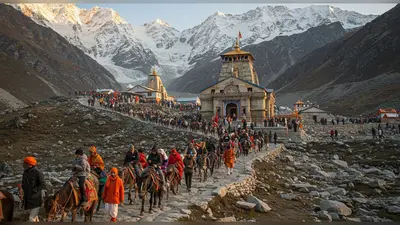 केदारनाथ में घोड़ा-खच्चरों से 91 करोड़ का कारोबार:प्रशासन को 4.71 करोड़ राजस्व मिला, 3 लाख से ज्यादा यात्रियों ने ली सेवा