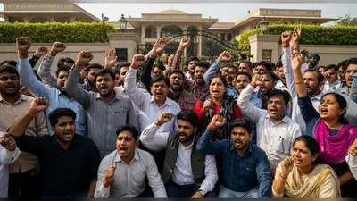 69000 शिक्षक भर्ती: मायावती के आवास के बाहर आरक्षित वर्ग के अभ्यर्थियों का जोरदार प्रदर्शन, न्याय की मांग पर अड़े