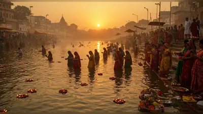 छठ पूजा 2025: बरेली मंडल में आस्था का सैलाब, डूबते सूर्य को दिया अर्घ्य, देखें मनमोहक तस्वीरें