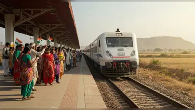 महोबा में वंदे भारत एक्सप्रेस का ऐतिहासिक आगमन: बुंदेलखंड के विकास को मिलेगी नई रफ्तार