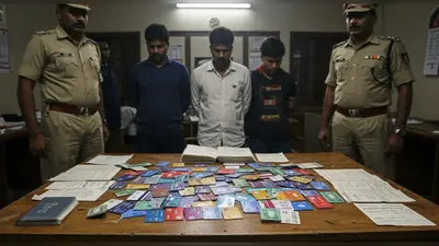 रामपुर में बड़ा खुलासा: 113 ATM कार्ड के साथ साइबर ठग गैंग पकड़ा गया, 5 मिनट में खाली कर देते थे खाते