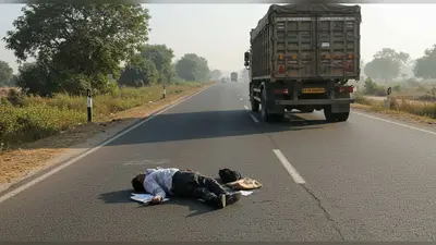 बाराबंकी में दिल दहला देने वाला हादसा: तहसील जा रहे क्लर्क को ट्रक ने कुचला, चालक फरार