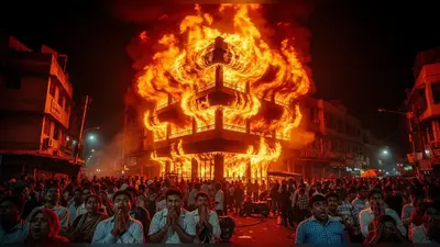 यूपी: आग का गोला बना रेस्टोरेंट, तीनों मंजिलें लपटों में घिरीं; सड़क तक फैली दहशत, बचाओ-बचाओ चिलाती रही भीड़
