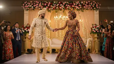 भारतीय दूल्हा, अफ्रीकी दुल्हन का जलवा: शादी में देसी-विदेशी ठुमकों से धूम, वीडियो वायरल!