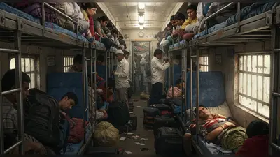 ‘कन्फर्म’ टिकट वालों का दर्द: स्लीपर कोच में ‘जनरल’ का कब्जा, यात्रियों का सफर हुआ मुश्किल