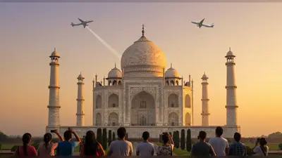आगरा अब और करीब! चार्टर और नई फ्लाइट्स से ताज का दीदार हुआ आसान, समय सारिणी तैयार