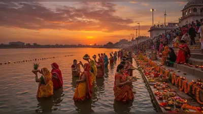 बरेली में छठ पूजा 2025: आज अस्ताचलगामी सूर्य को अर्घ्य देंगी व्रती महिलाएं, घाटों पर आस्था का अद्भुत नज़ारा