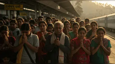 शिमला स्टेशन पर छठी मइया के भजन ने छुआ दिल: भक्ति में सराबोर हुए यात्री