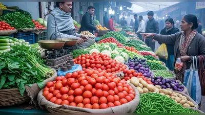 गिरते पारे के साथ गिरीं सब्जियों की कीमतें: टमाटर 40 से 25 रुपये किलो पर आया, जानें क्या है बाजार का हाल