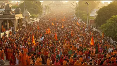 अयोध्या में 14 कोसी परिक्रमा शुरू: मुहूर्त से पहले ही उमड़े लाखों भक्त, गुरुवार को और बढ़ेगी भीड़!