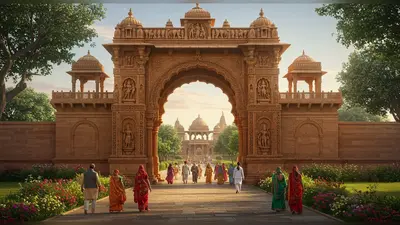 अयोध्या में बीएचयू के कला शिक्षक ने बनाया ‘तिलक द्वार’: हनुमान गुफा मार्ग पर हुआ स्थापित, बन रहा आकर्षण का केंद्र