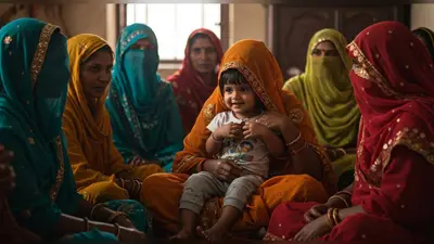 मासूम की अद्भुत पहचान: घूंघट में बैठी कई महिलाओं के बीच यूं पहुंचा अपनी मां की गोद में!