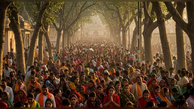 मथुरा में आस्था का सैलाब: अक्षय नवमी पर राधे-राधे के जयकारों से गूंजी पंचकोसी परिक्रमा