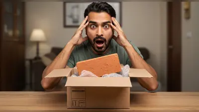 ऑनलाइन लाखों का फोन मंगवाया, डिब्बा खोला तो निकली ईंट! शख्स के उड़ गए होश