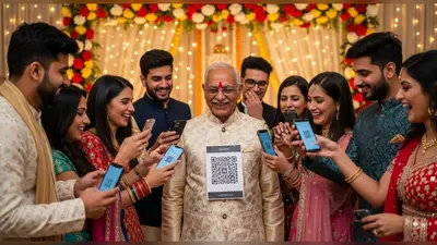 दुल्हन की शादी में QR कोड वाले अंकल हुए वायरल, फोन से शगुन ने जीता लोगों का दिल!