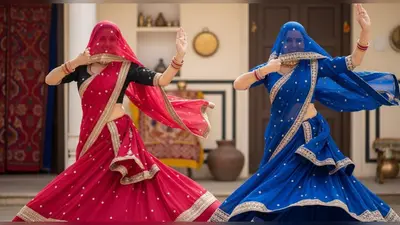 घूंघट में डांस कर इन दो भाभियों ने इंटरनेट पर मचाई धूम, वीडियो हुआ ‘वायरल’!