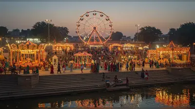 बरेली के चौबारी मेले में रौनक: लगे झूले, सजीं दुकानें, रामगंगा घाट का नया रूप मन मोह रहा