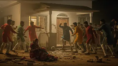बदायूं में डीजे के विरोध पर मचा बवाल: बरातियों ने घर पर किया पथराव, महिला गंभीर रूप से घायल