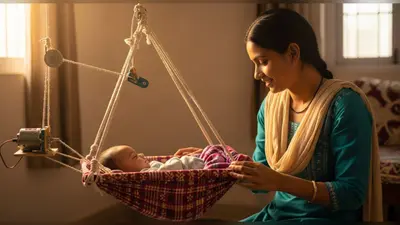 टेक्नोलॉजी का कमाल! बच्चे को सुलाने के लिए माँ का अनोखा जुगाड़ हुआ वायरल, लोग रह गए हैरान