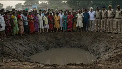बुलंदशहर में बड़ा हादसा: गड्ढे में डूबने से दो मासूम बच्चियों की मौत, 12 घंटे बाद मिले शव