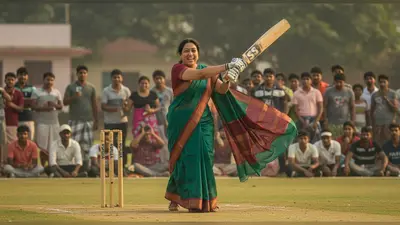 साड़ी पहनकर भाभी ने मैदान पर दिखाया ऐसा कमाल, लोग बोले- ये तो ‘देसी लेडी विराट’ है!